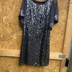 Sequin Black Dress